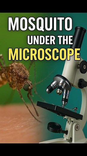 Mosquito Under Microscope #shorts #ytshorts#mosquito
