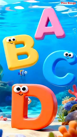 Lagu Huruf ABC #laguanakanakindonesia #abcd #animation #youtubeshorts #abcsong