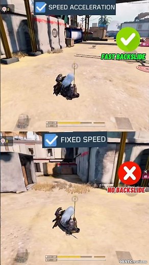 ✅Use Speed Acceleration 🔥 For Fast Backslide Movement 💯 In COD MOBILE #shorts #trending #codm