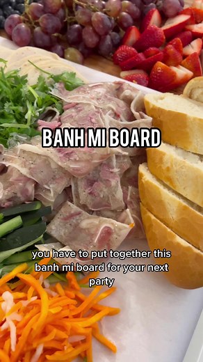 Delicious Banh Mi Board for Your Party