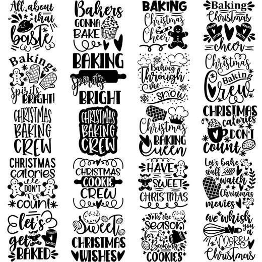 Christmas Pot Holder SVG Bundle | Holiday Kitchen Baking Designs | Funny Christmas Quotes | Digital Download - Etsy Canada