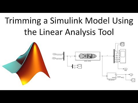 Trimming a Simulink Model Using the Linear Analysis Tool