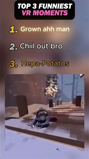 RANKING THE FUNNIEST VR GAMING MOMENTS #vrchat #vrfunnymoments #joshdub #shorts #vr #ranking