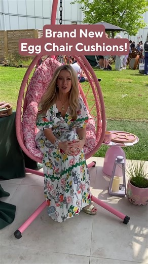 QVC UK on Instagram: "A leopard print cushion to go with your iconic egg chair, what more could you want?! Switch up your egg chair with a new chair cushion, designed for indoor and outdoor use you can create the perfect spot to unwind! #qvcuk #mygardenescape #leopardprint"