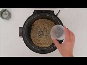 Instant Rice Cooker: White and Brown Rice Program