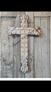 3.2K views · 77 reactions | Dude made a few things to add to the Divas Den! Tea towel ladder, crosses, and swan! All made with reclaimed wood and antique ceiling tin! #cross #teatowelladder #swans | Dumpster Diva Designs | Facebook