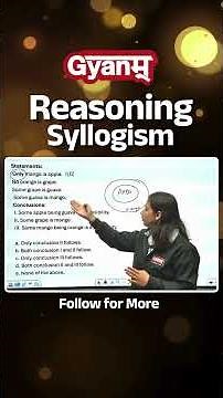 🧠Reasoning Syllogism | Concept + Tricks + Practice🔥