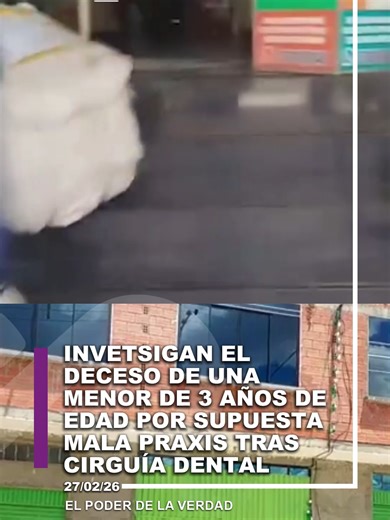 Muerte de niña de 3 años en clínica dental en El Alto