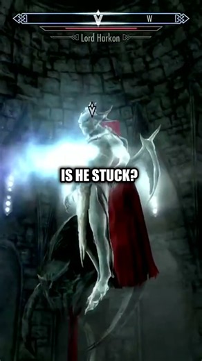 Skyrim's Final Vampire Boss Got Stuck 😂 #shorts