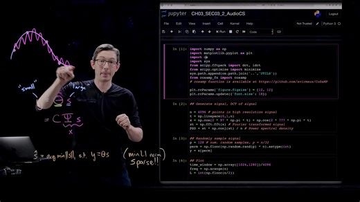 Beating Nyquist with Compressed Sensing in Python