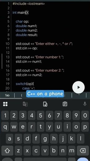 A simple calculator in C++