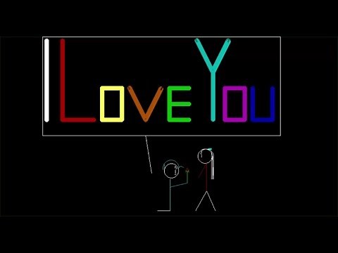 C++ I LOVE YOU program to propose your lover