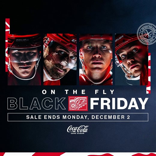 17K views · 96 reactions | Our Black Friday Sale starts NOW! Score 20% off select #RedWings home games until Monday, December 2 at 11:59 p.m. EST! On top of these huge savings, stay tuned for our net-crasher "On The Fly" deals dropping all day Friday and Saturday, featuring additional games and discounts! Visit » https://bit.ly/blackfriday__fb | Detroit Red Wings | Facebook