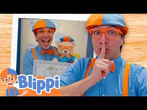 Build-A-Bear vs Blippi🧸| Blippi Builds the Fuzziest Build-A-Bear! | Blippi Educational Videos
