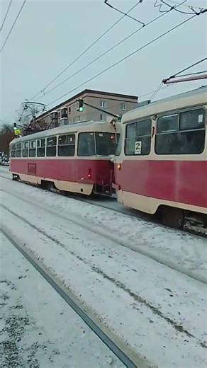Tatra T3SU СМЕ 054+055, маршрут 13, спасибо большое @TransportSverdlovsk196