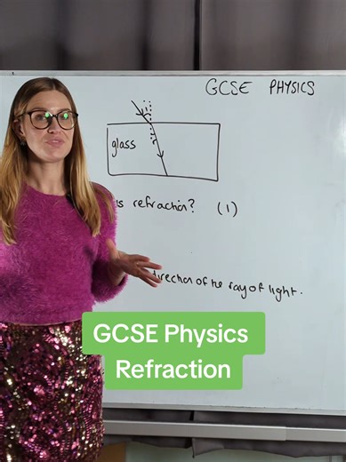 GCSE Physics - Refraction #myedspace #myedspacephysics #physics #brookdoesphysics #gcses