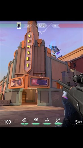 TH benjyfishy選手が使ったBロビーからBマーケット前レーザーヴァインEWC day6 FNCvsTH【ヴァイス】【サンセット】