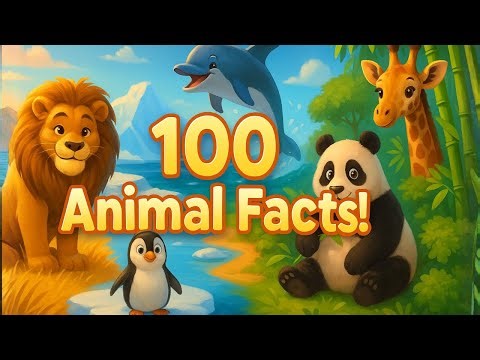 100 Amazing Animal Facts for Kids – Learn About Wildlife Around the World! | Happy Songland