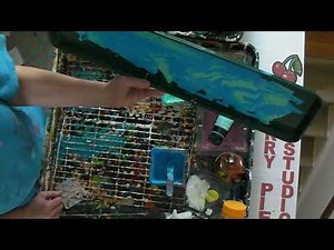 How to make Acrylic Paint Skins