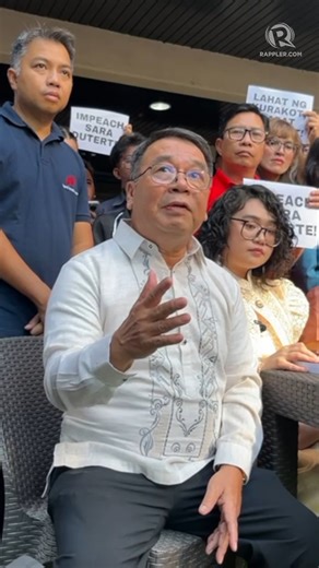 [WATCH] Makabayan: Earlier refiling of impeachment complaint against Vice President Sara Duterte due to new Supreme Court ruling. | via Dwight de Leon/Rappler | Rappler