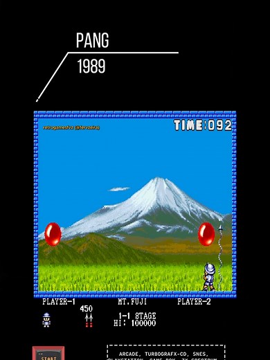 PANG - 1989 ( ARCADE, TURBOGRAFX-CD, SNES, PLAYSTATION, GAME BOY, ZX SPECTRUM, COMMODORE 64, AMSTRAD CPC, AMSTRAD GX4000, AMIGA, ATARI ST) #pang #arcade#snes #playstation #atari #mame#snesgames #arcadegames #arcadegameplay #classicvideogames #nostalgiagames #snesclassics #atariclassics#nesgaming #jogo #jogos #gameshow #games #gametiktok #rememberthisgame #90sthrowback #90sgames #nostalgicvideogames #nostalgicvibes #arcadegames #arcade