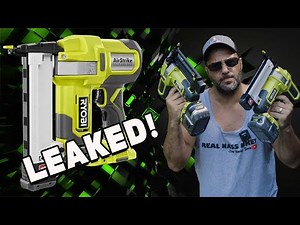 New Ryobi 18v Brad and Narrow Crown Stapler FIRST LOOK - Major Upgraded RYOBI NAILERS ARE COMING!