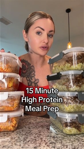 Shay Click on Instagram: "15 Minute High Protein Weekly Meal Prep ft @thrivemarket so I can grocery shop with ease 🔥 #thrivemarketpartner Breakfast: 1 cup Catalina Crunch 220 cals, 22P 28C, 10F 1 tbs peanut butter 95 cals, 4P, 3.5C, 8F 3/4 cup blueberries 90 cals, 0P, 21C, 0F 1 tbs strawberry fruit spread 30 cals, 0P, 8C, 0F 1 cup oat milk 120 cals, 3P, 16C, 5F Lunch The macros are for each serving (recipe makes 4 servings) 4 ounces 93/7 ground beef 170 cals, 24P, 0C, 8F 1 serving Kaizen rice 1