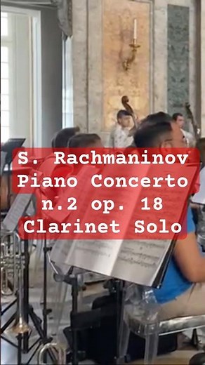 A. Rachmaninov Piano Concerto n.2 op. 18 excerpt #clarinet #clarinette #clarinetsolo #clarinetplayer