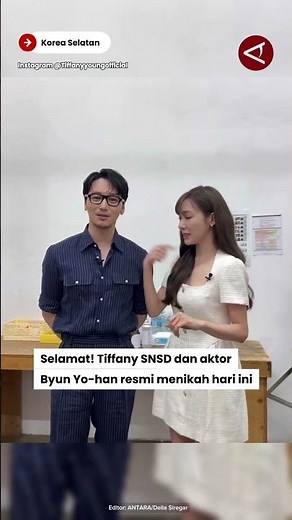 Selamat! Tiffany SNSD dan aktor Byun Yo-han resmi menikah hari ini