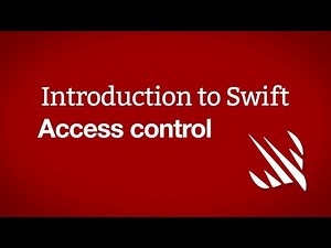 Introduction to Swift: Access control