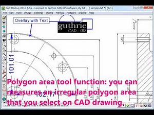 Mark up PDF, AutoCAD or DGN drawings by CAD Markup [1080p HD]