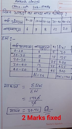 class 10th maths chapter 14.1