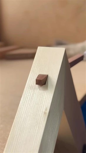Reinforcing a Miter Joint With a Square Dowel. #woodworking #wood #shorts #like #work | Sp wood