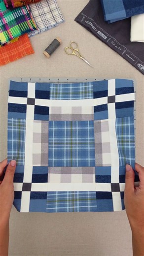 9.9K views · 127 reactions | Let’s make the Woven Plaid quilt block!...