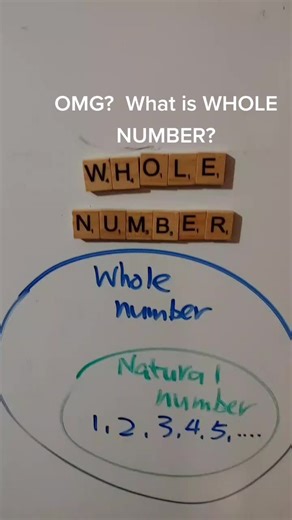 What is WHOLE NUMBER? Don't forget to follow to learn more math. #algebratrick #algebra #algebramath #realnumbersystem #realnumber #whole #wholenumber