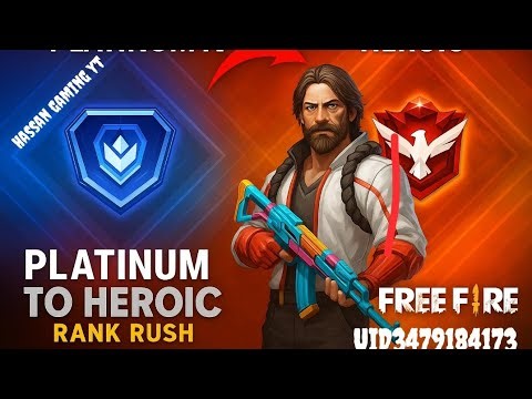 Hassan gaming yt is live free fire ranked push