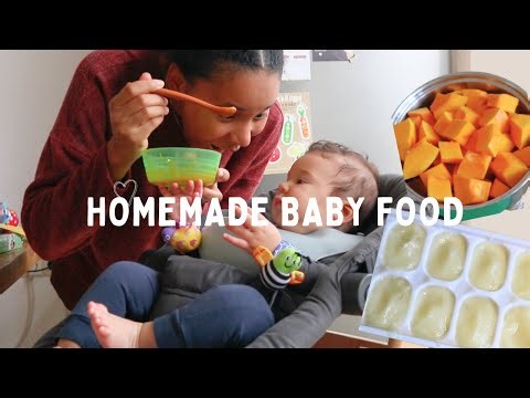 HOW I MAKE BABY FOOD: HOMEMADE PUREES (from 4 months)