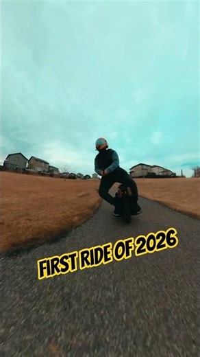 First ride of 2026 on a repaired kingsong s22 electric unicycle