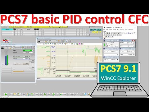 Basic PCS7 V9.1 how to implement PID control from CFC library