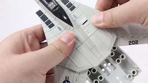 SEBUNAS F-14 Tomcat 3D Quick Build Model Kit – Fighter Jet Aircraft Puzzle, Precision DIY Military Aircraft Building Kit for Adults, Collectible Display Aviation Hobby, STEM Engineering Gift