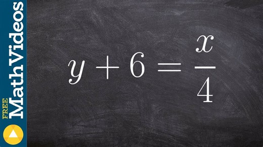 Learn how to identify the slope and y intercept from an equation by writing in slope int