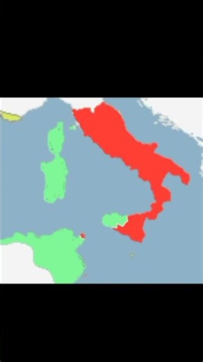 The First Punic War-Rome Vs Carthage (Animated Map) #history #map #trend