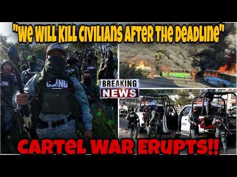 CHAOS! Cartel TAKES OVER Mexico After Leader Killed TRAPPED Americans In Danger !!!