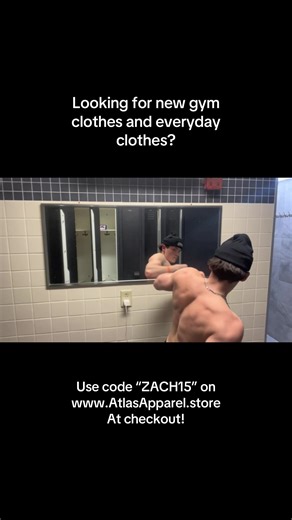 AtlasApparel.store | code: “ZACH20” | #gymtok #fyp #gymbrand