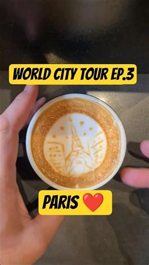 Paris Latte Art 🇫🇷 | World City Tour Ep.3 — Most Romantic City