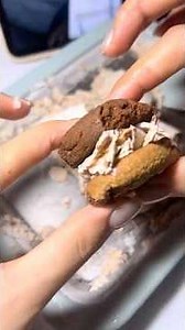 ice sand🍨お家でカントリーマームを使ったロールアイス🍪 #icecream #asmr #food #cooking #shorts