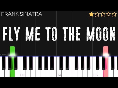 FRANK SINATRA - FLY ME TO THE MOON - EASY PIANO TUTORIAL
