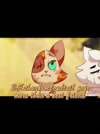 brightheart x cloudtail ❤️ #warriorcats #books #wcue #edit #wcueedit #warriors #edit #cats #views