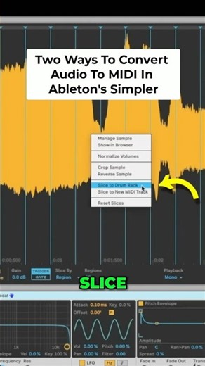 Start converting audio to MIDI in Simpler! #AbletonLive
