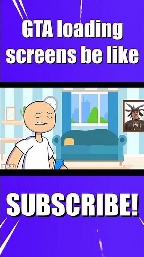 GTA Loading screens be like.. #animation #funny #animationmeme